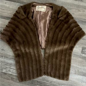 Vintage Mink Fur Stole